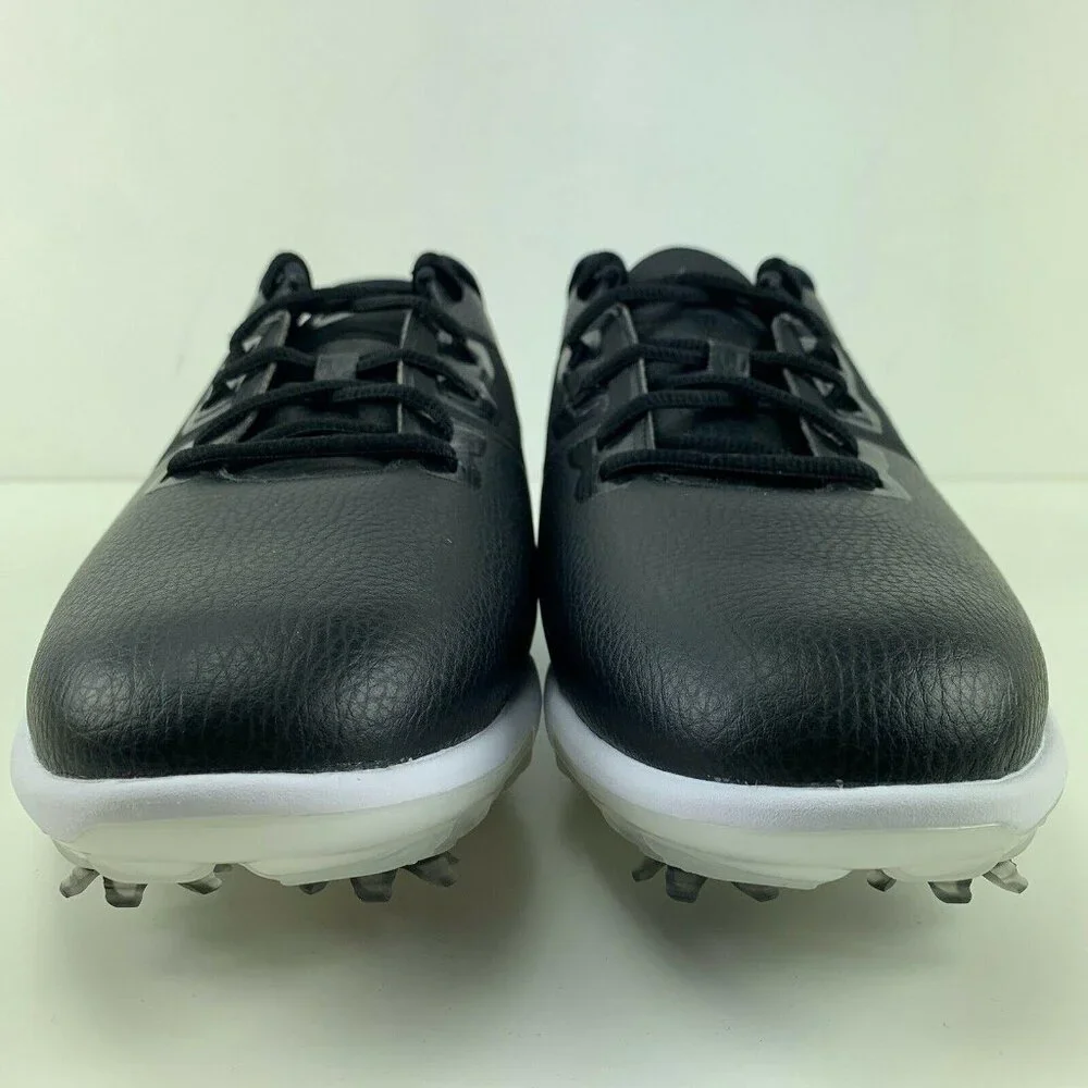 Nike Golf Shoes Wide Mens Vapor Pro Golf Soft Spikes Lunarlon Sole‎ Black